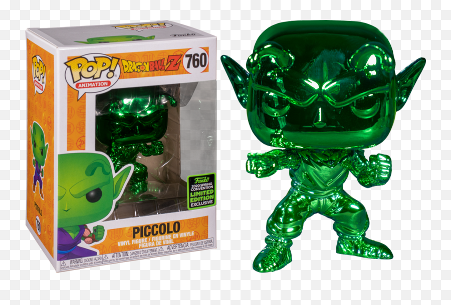 Funko Pop Dragon Ball Z - Piccolo Green Chrome 760 2020 Spring Convention Exclusive Funko Pop Piccolo Png,Drogon Png