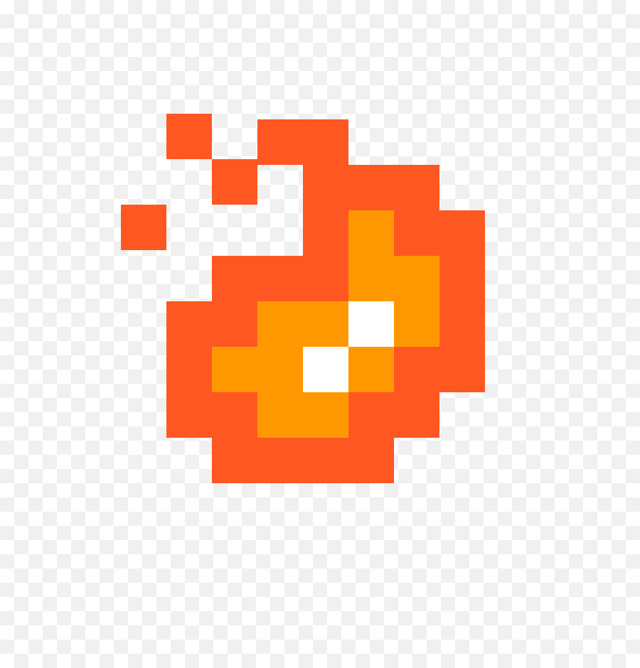 Download Retro Fireball - Pixel Bomb Png Full Size Png Retro Fireball Png,Pixel Png