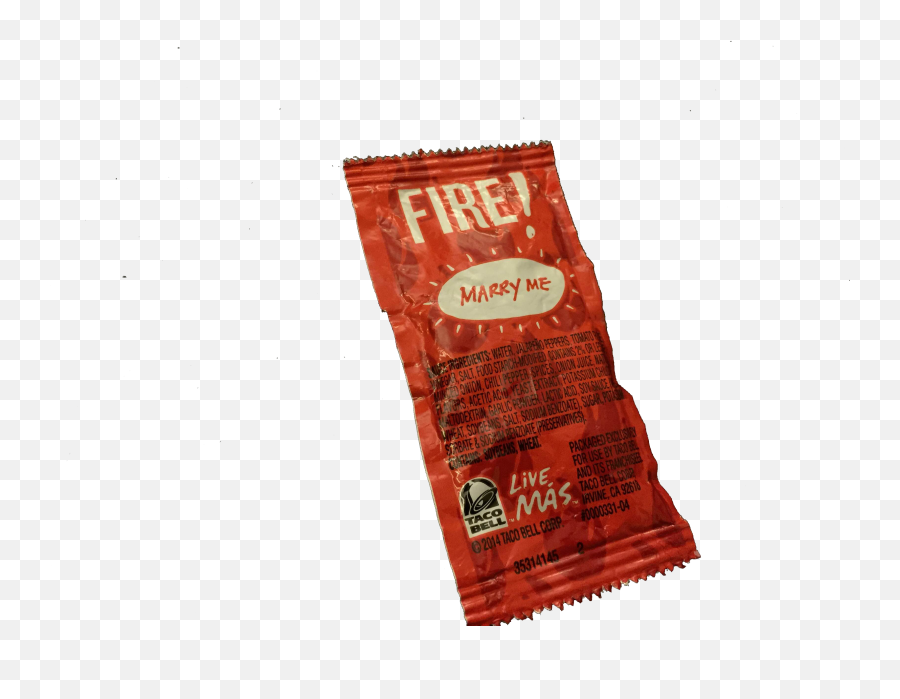 Free Download Taco Clipart Bell Food - Extra Hot Taco Taco Bell Fire Sauce Packet Png,Bell Emoji Png