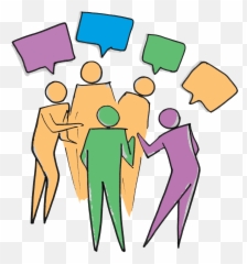 Download Diversity Clipart Group Debate - Of People Talking png