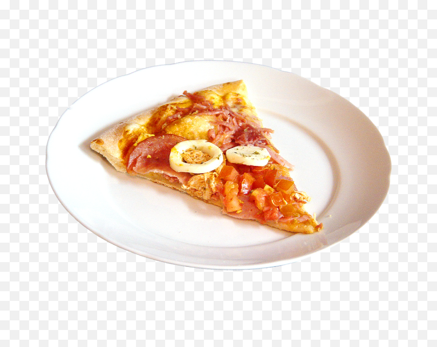 Pizza Piece Png Image - Purepng Free Transparent Cc0 Png Plate Of Pizza Transparent Background,Tomato Slice Png