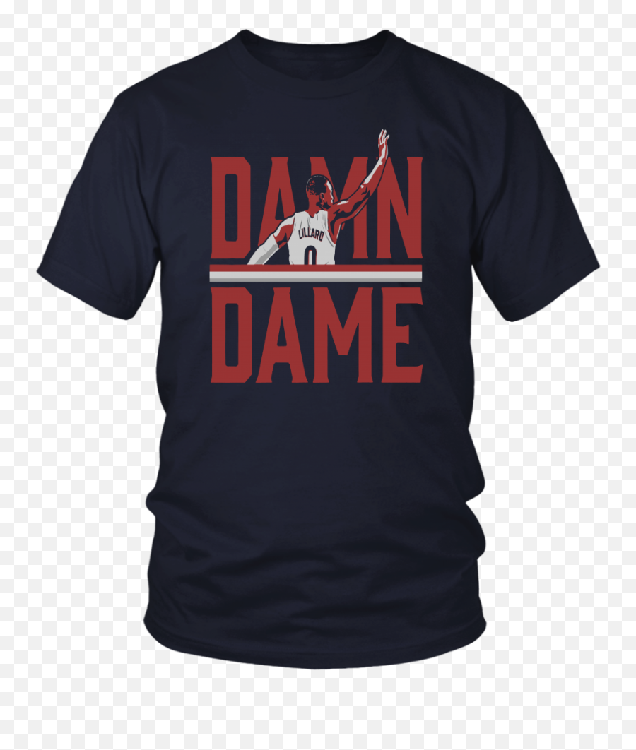 Damn Dame Shirt Damian Lillard - Portland Trail Blazers Javelin Throw Png,Damian Lillard Png