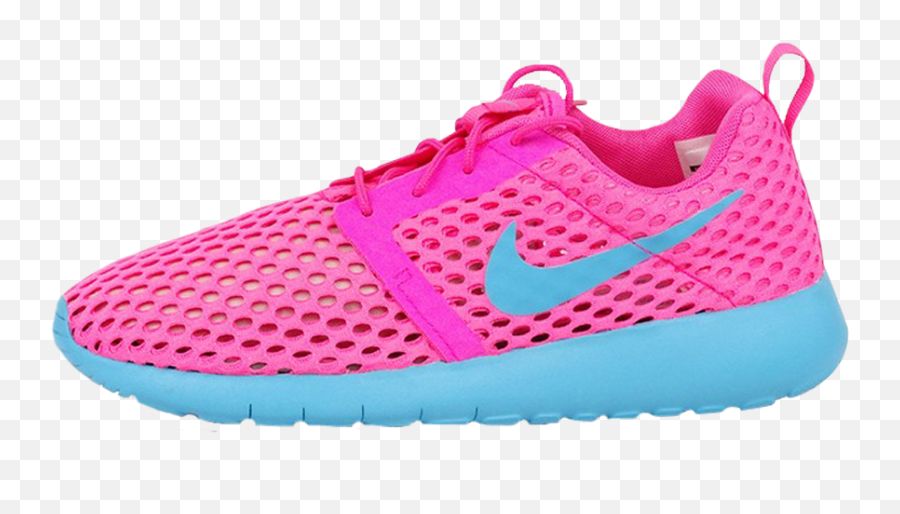 Nike Roshe One Flight Weight Gs Pink Blast Gamma Blue - Sneakers Png,Nike Shoes Png