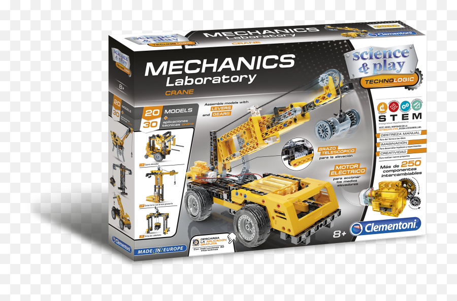 Carro Png - Mechanics Laboratory Cranes Kit Clementoni Mechanics Laboratory Crane,Carro Png