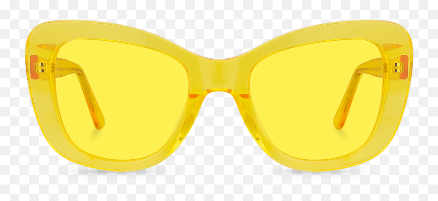 Claudette Yellow Butterfly Sunglasses - Wood Png,Yellow Butterfly Png