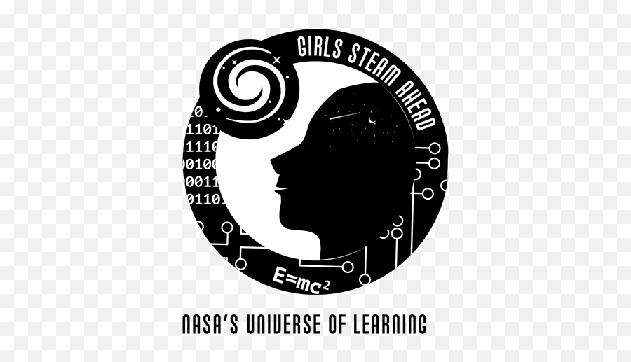 Girls Steam Ahead With Nasa U2014 Universe Of Learning - Girls Black And White Logos Png,Nasa Png