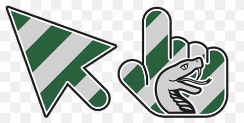 Harry Potter Slytherin Cursor U2013 Custom Browser Extension - Slytherin House Png,Slytherin Png