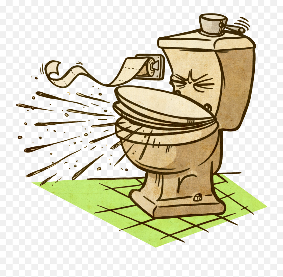 Clipart Png Clip Art Library - Toilet Cartoon Transparent Background,Dirty Png
