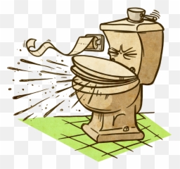 Clipart Png Clip Art Library - Toilet Cartoon Transparent Background,Dirty Png