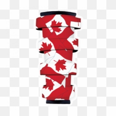 Polyester Fabric Fire Retardant Canadian Flag 1x14m - Canada png