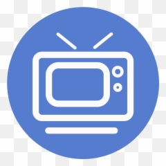 Election Television Outline Icon - Circle png