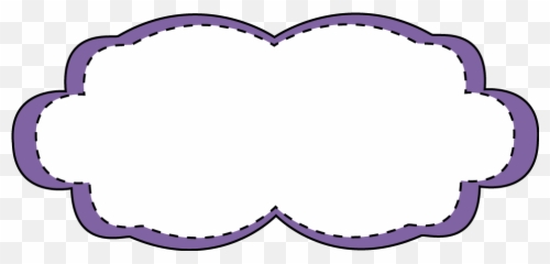 Purple Stitched Frame - Free Clip Art Frames png