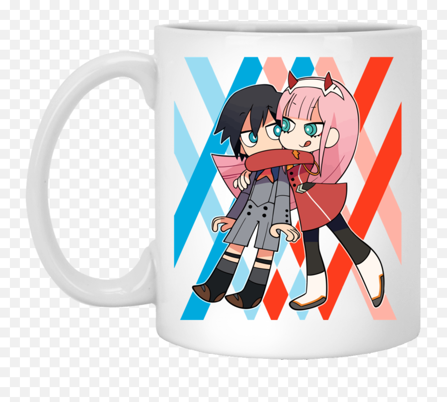 Hiro And Zero Two Darling In The Franxx Mug - Darlin In The Franxx Art Png,Zero Two Png
