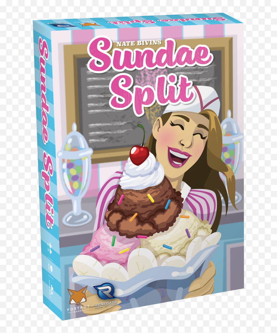 Sundae Split U2014 Renegade Game Studios - Sundae Split Board Game Png,Ice Cream Sundae Png