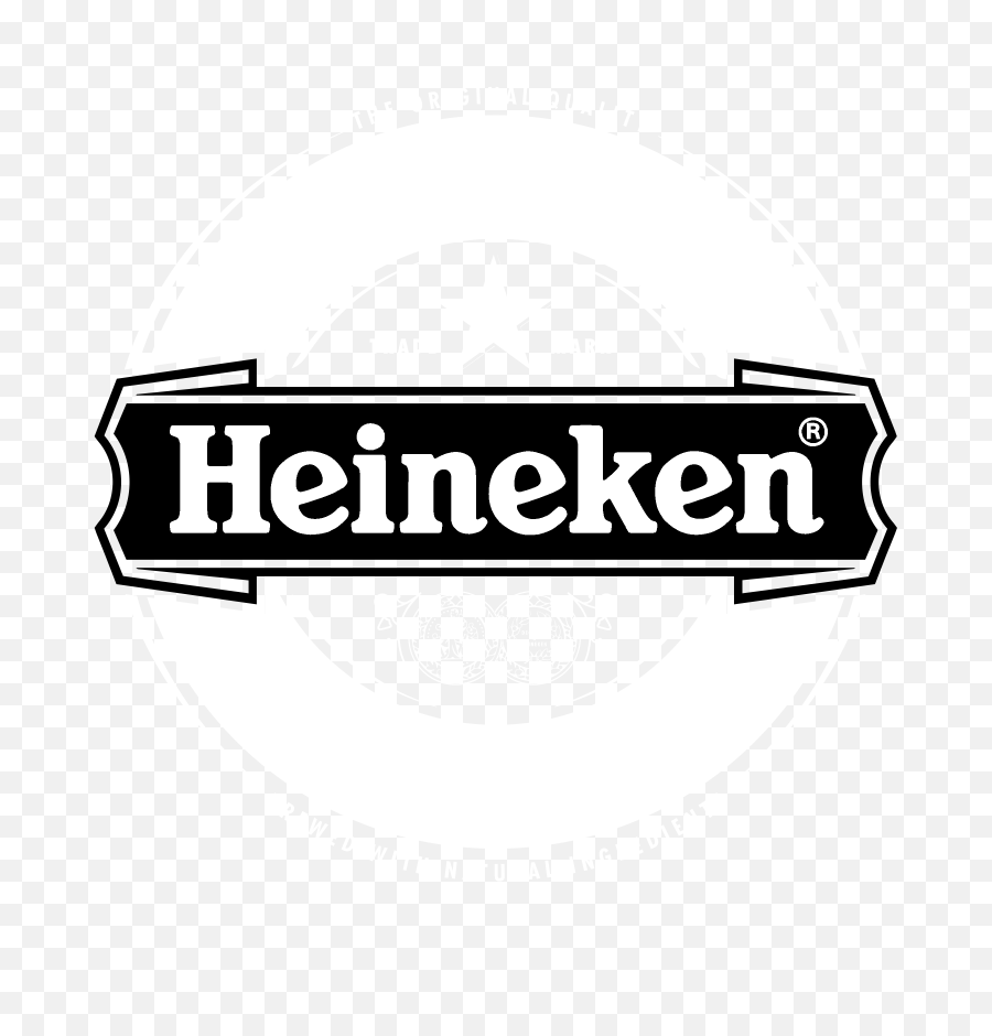 Download Heineken Logo Black And White - Heineken Png,Heineken Logo Png
