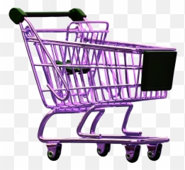 Online Shopping Cart Png Royalty - Pink