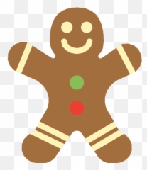 Gingerbread Png Icon - Cookie Vector Black And White,Gingerbread Png