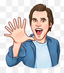 Sticker Maker - Jim Carrey Telegram Stickers Png,Jim Carrey Png