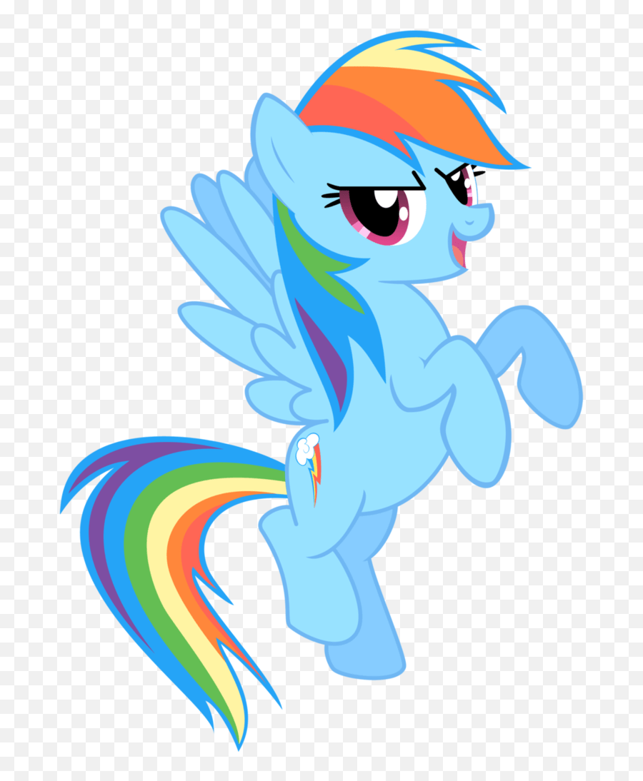 Rainbow Dash Springing Transparent Png - My Little Pony Rainbow Dash,Rainbow Dash Png