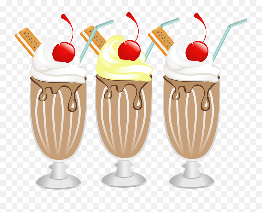 Milkshake Clipart Whipped Cream Png - Milkshake Ice Clip Art,Whipped Cream Png
