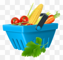 Basket With Vegetables Png Clipart The - Art