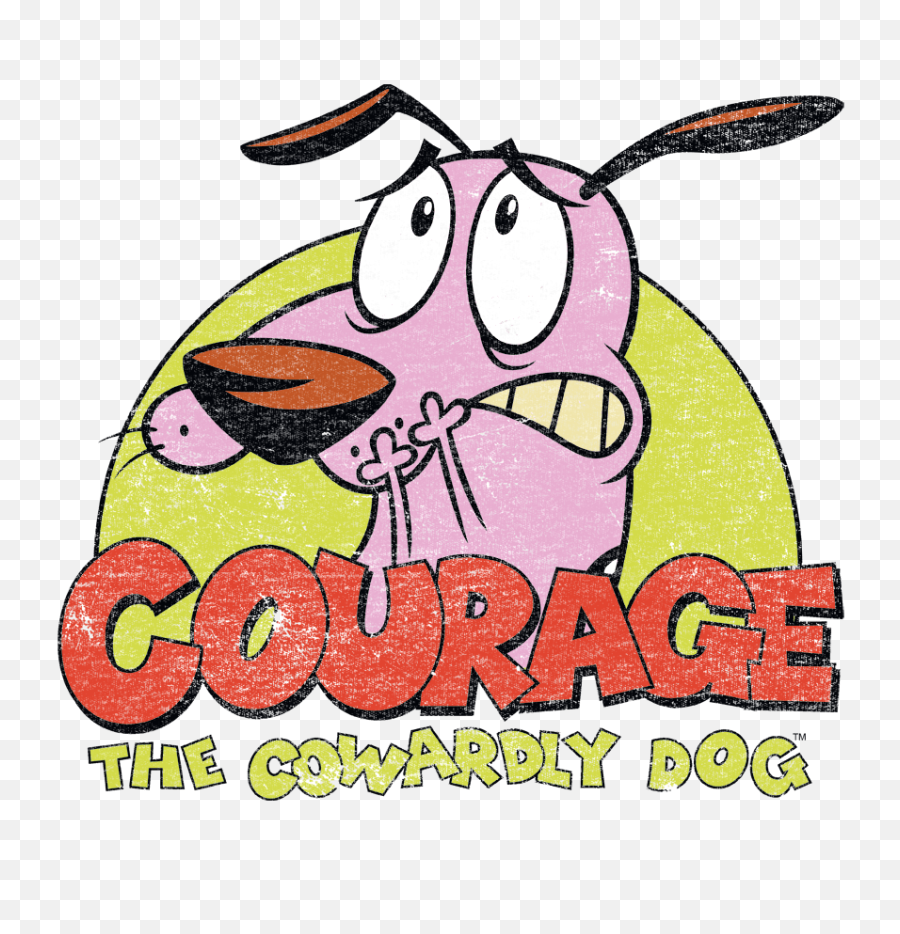 Courage The Cowardly Dog Colorful - Courage The Cowardly Dog Drawing Png,Courage The Cowardly Dog Png