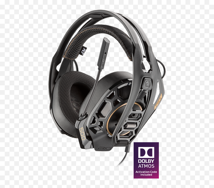 Rig 500 Pro Hx Dolby Atmos Gaming - Plantronics Rig 500 Pro Hc Png,Gaming Headset Png