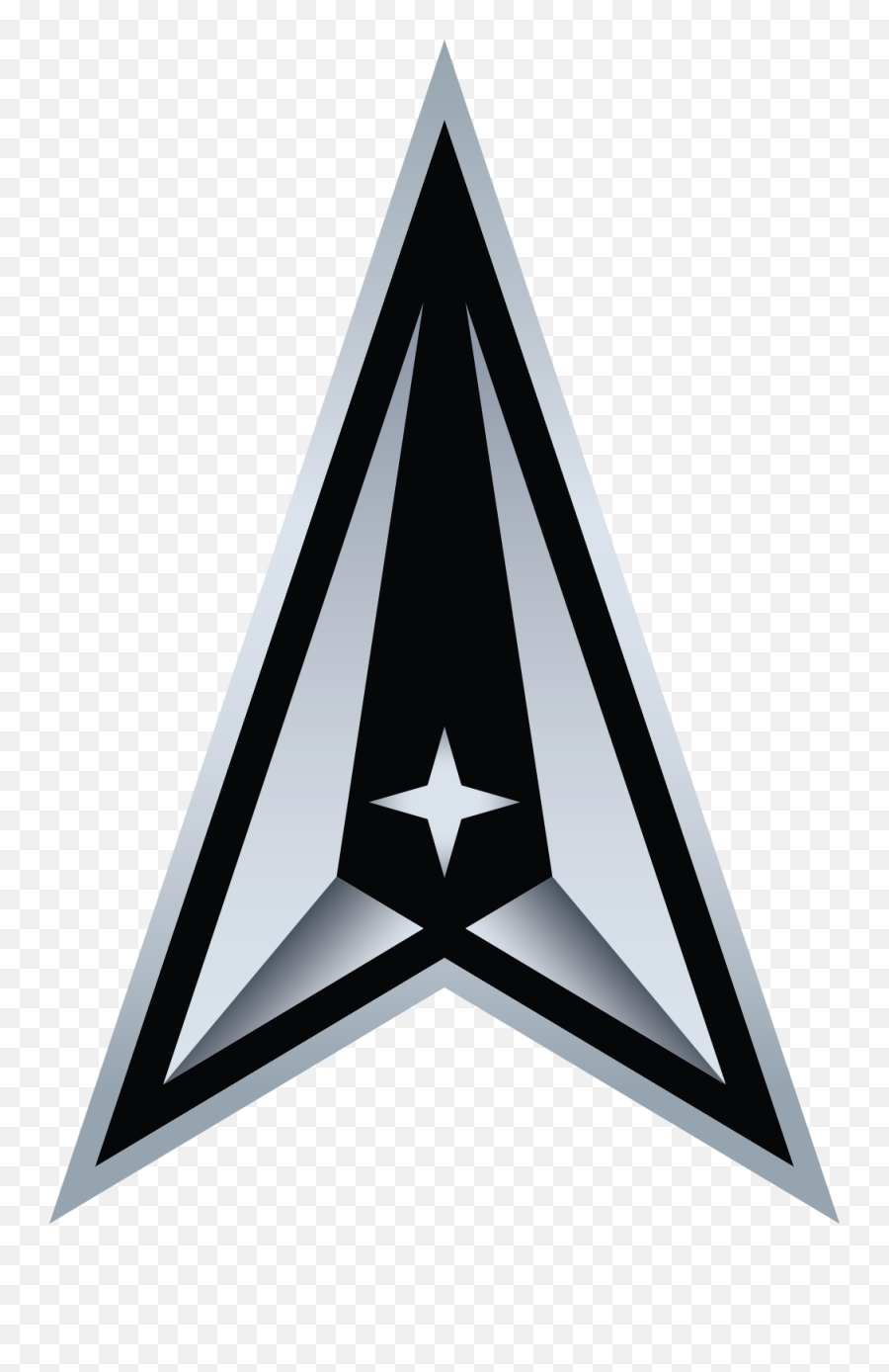 Space Force Debuts Official Logo And Motto Both Reminding - Official Space Force Logo Png,Triangle Logo