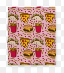 Junk Food Blankets Lookhuman - Girly png