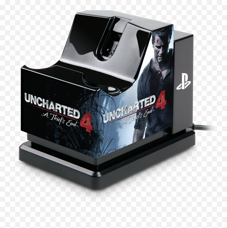 Playstation 4 Uncharted A Thiefs End Charging Stand - Powera Ps4 Charging Station Png,Uncharted 4 Png