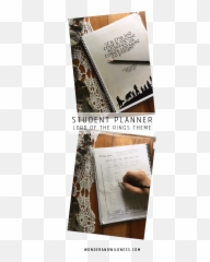 Lord Of The Rings Student Planner Printable Homeschool - Of The png