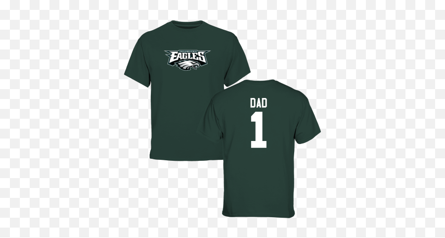 Philadelphia Eagles Number One Dad Shirt - Number Png,Philadelphia Eagles Logo Image