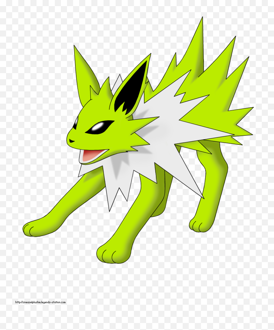 Download Hd Jolteon - Shiny Jolteon Transparent Png Image Shiny Jolteon In Anime,Jolteon Transparent