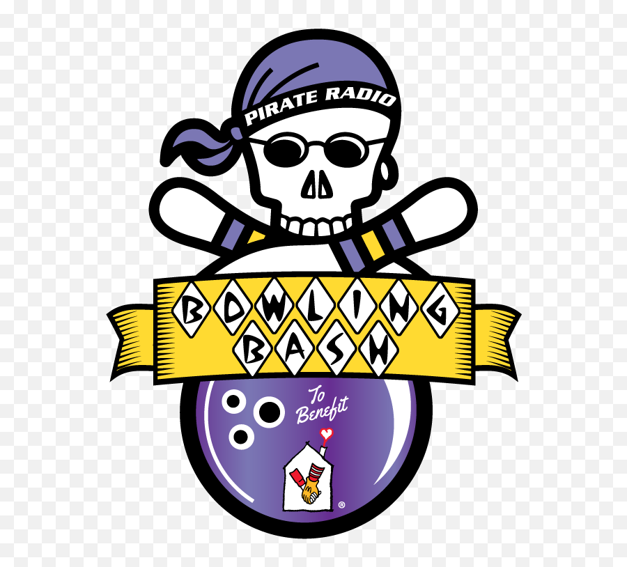 2019 Pirate Radio Bowling Bash U2013 1250 U0026 930 Am - Pirate Radio Ecu Png,Ronald Mcdonald Transparent Background