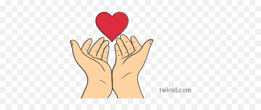 Out Stretched Hands Holding Love Illustration - Twinkl For Women Png,Hands Holding Png