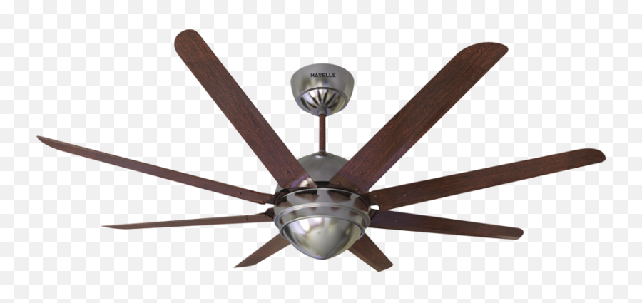 Havells Octet Special Finish Ceiling Fans Online U2013 India - Havells Octet Ceiling Fan 1320 Mm Wenge Brushed Nickel Png,Ceiling Fan Png