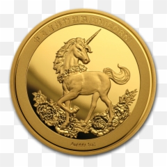 2019 China 1 Oz Gold Unicorn 25th - Unicorn Coin Png,Gold Unicorn Png
