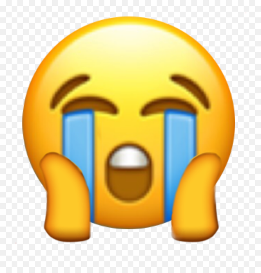 Cry Crying Emoji Text Sad Sticker By Sophia Png Icon