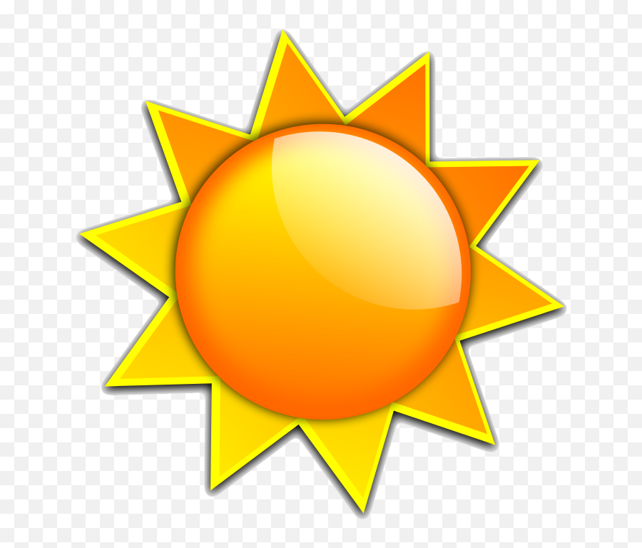 Sun Transparent Png - Clip Art Sunny Weather,Sun Transparent Background