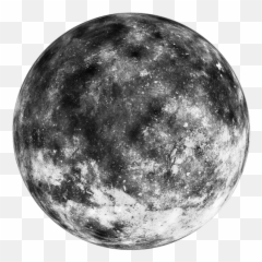 Dark Moon Transparent Png - Black And White