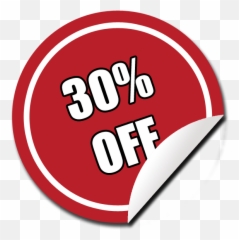 Price - Transparent 30 Percent Off Png,Price Sticker Png