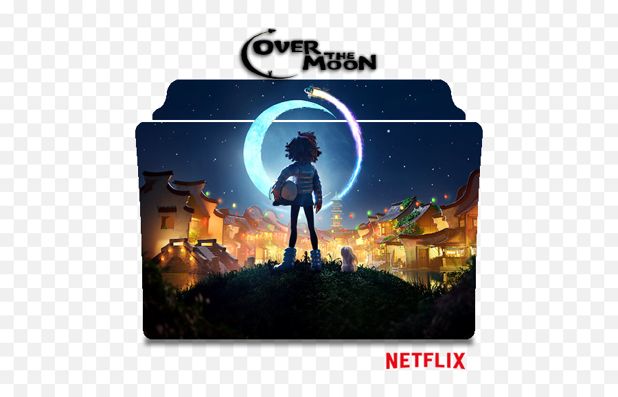 Over The Moon Cartoon Folder Icon - Over The Moon Background Png,Overlord Folder Icon