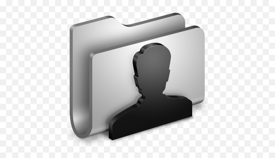 3d User Folder White Icon Png Clipart - Folder 3d Icon Png,3d Icon Png