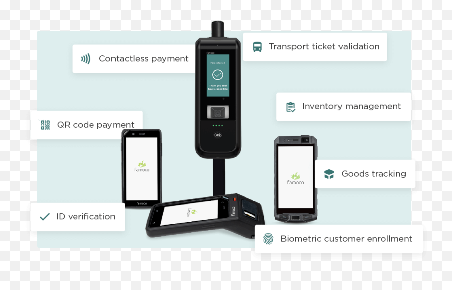 Famoco - Android Terminal Equipment U0026 Payment Solutions Portable Png,Nfc Cell Phone Icon