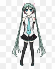 Hatsune Miku As Danganronpa Sprite Vocaloid - Fictional Character png