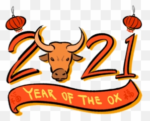 Chinese New Year Of The Ox Sticker - Gif Happy png