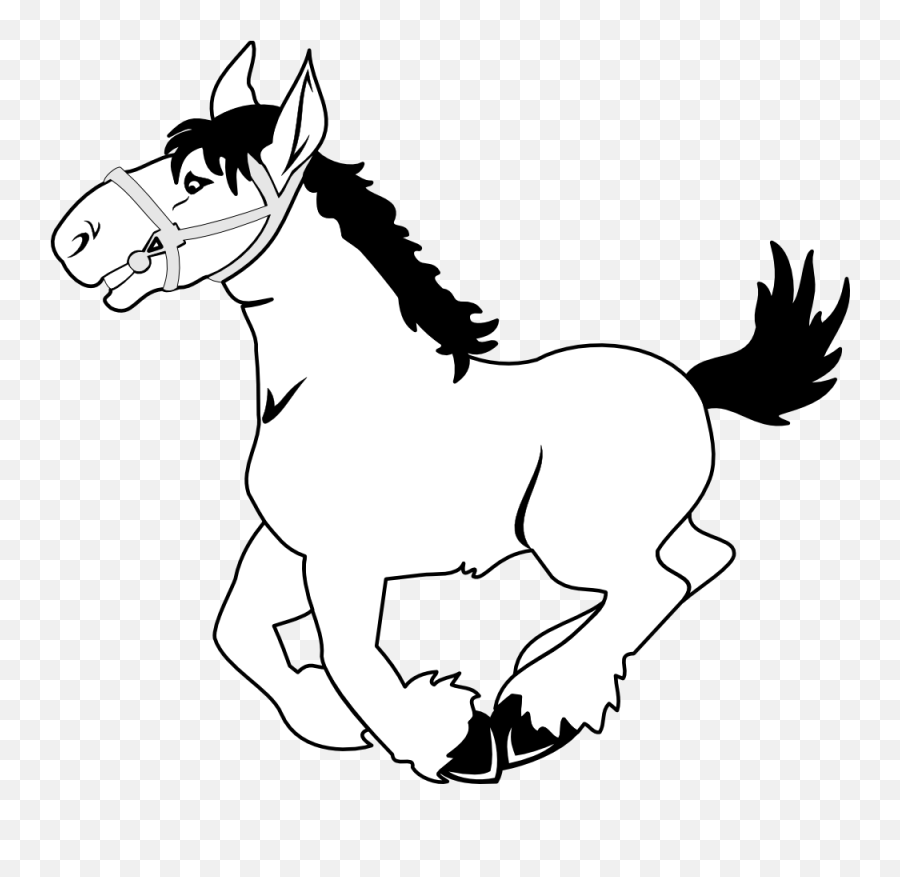 Black And White Horses Background V47 Png Type Format - Horse Black And White Clip Art,Horse Running Png