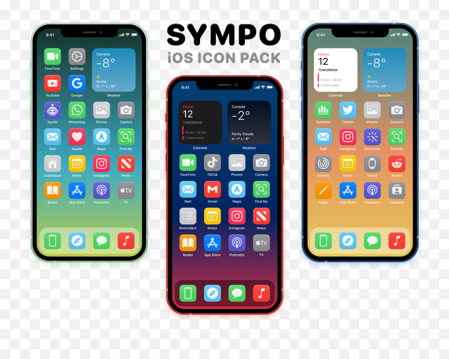 Sympo - Ios Icon Pack Custom Home Screen Iphone Png,Ios Device Icon