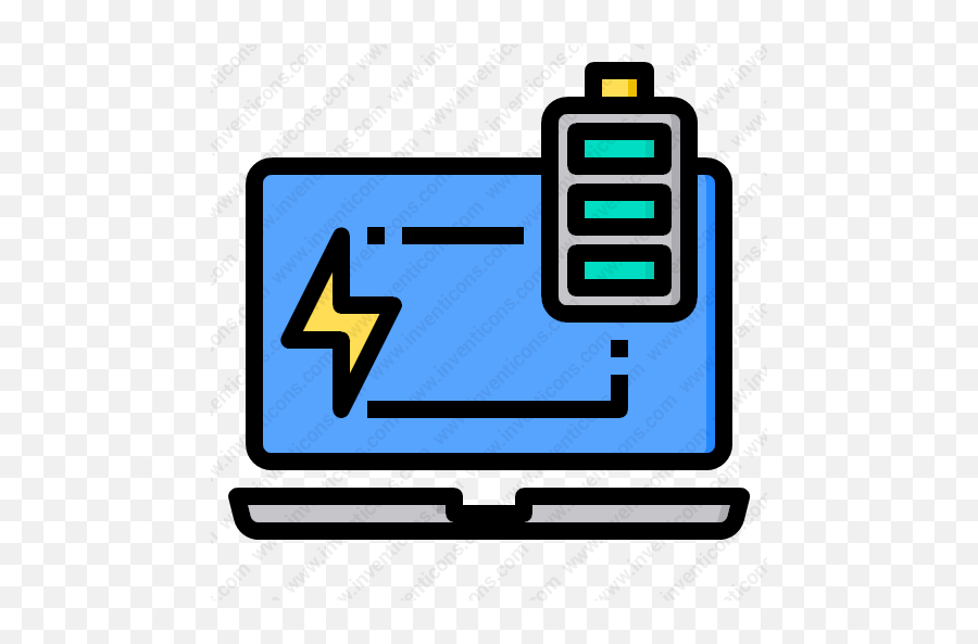 Download Laptop Battery Vector Icon Inventicons - Laptop Battery Vector Png,Smart Board Icon