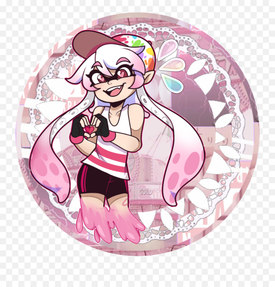 Icon Splatoon Splatoon2 Pink Idkkk Sticker By Trazzled - Splatoon Woomy Art Png,Splatoon 2 Icon